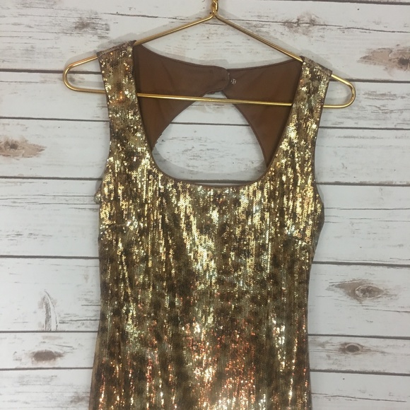 Cache Gold Leopard Print Dress - Picture 2 of 6